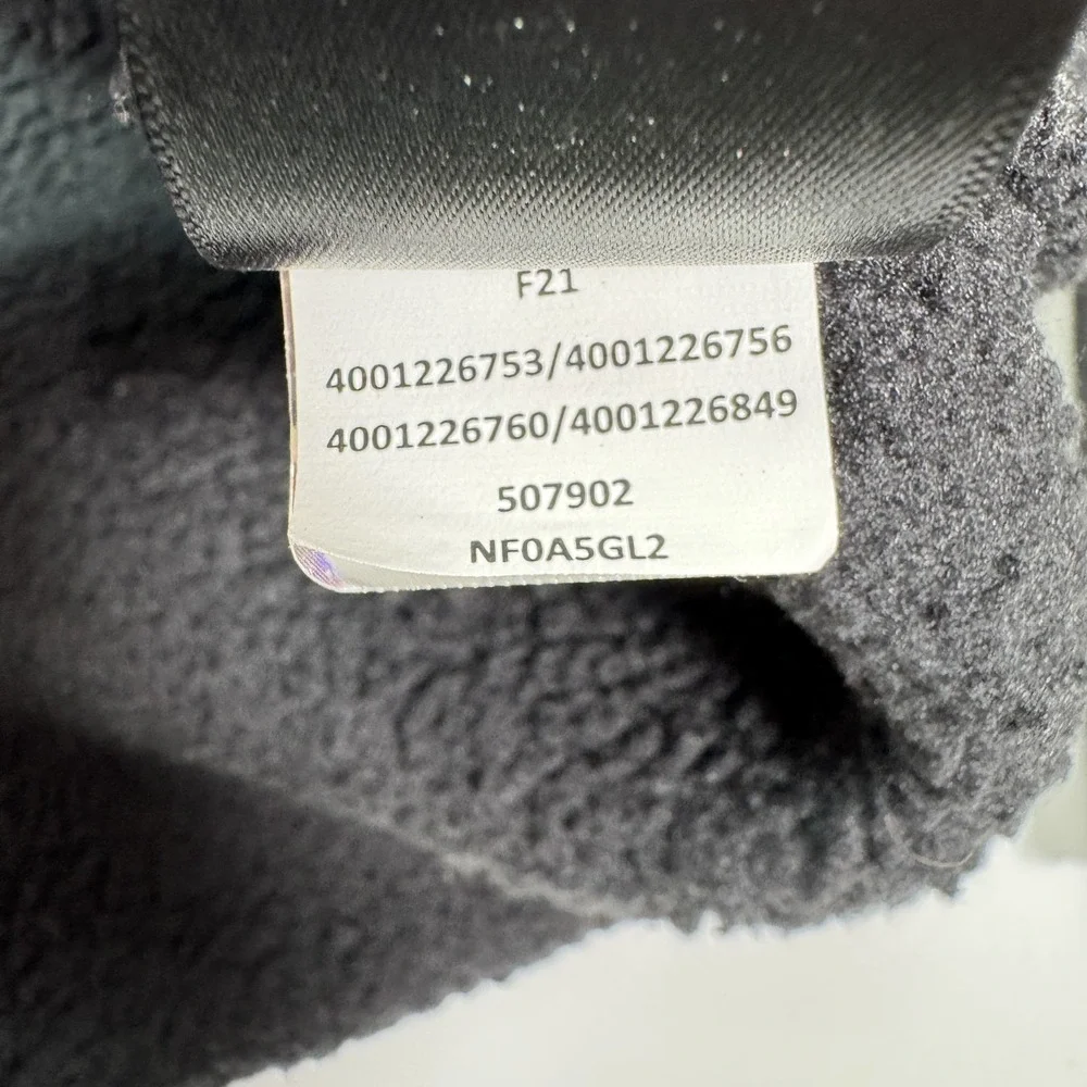 The North Face Fleece 1/4 Zip Pullover Men's L Charcoal Gray Mock Neck Outdoor